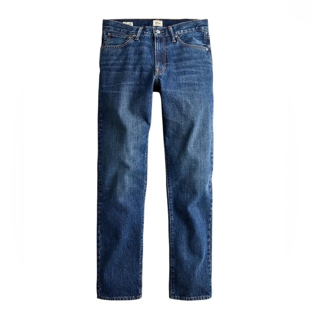 J Crew Men’s 1040 Athletic Tapered-fit Jean In One-year Wash 34”x30” Orig $128
